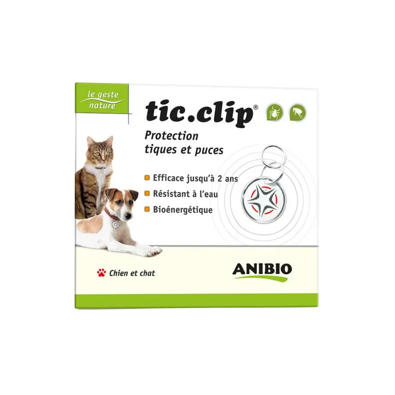 ANIBIO - Médaille tic-clip